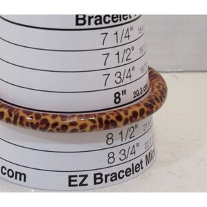 Bangle Bracelet Retro Animal Print Leopard Beachy Boho Preppy Coastal Cowgirl